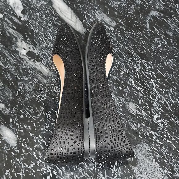 BRAND NEW HERSTYLE BLACK RHIENSTONE SLIP-ON WOMEN"S FLAT - Picture 10 of 13